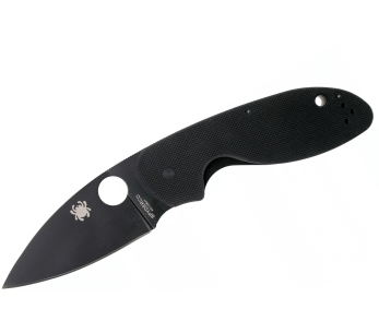 Spyderco Efficient C216GPBBK fällkniv 10,4cm svart G10-handtag