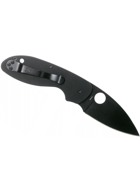 Klappmesser Spyderco Efficient C216GPBBK Griff aus G10 schwarz 10,4cm