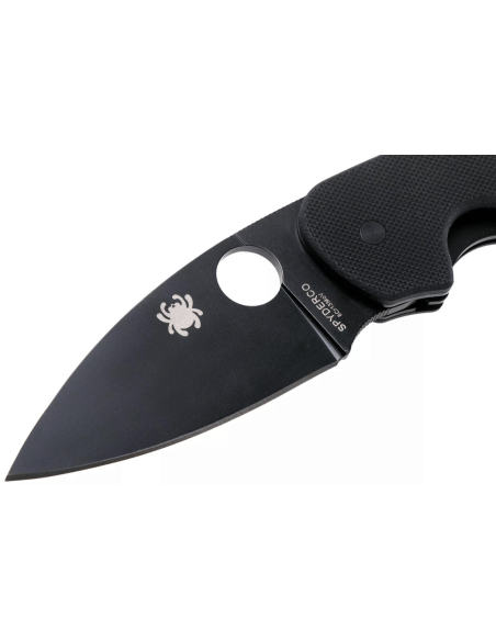 Spyderco Efficient Klappmesser C216GPBBK Griff aus G10 schwarz 10,4cm