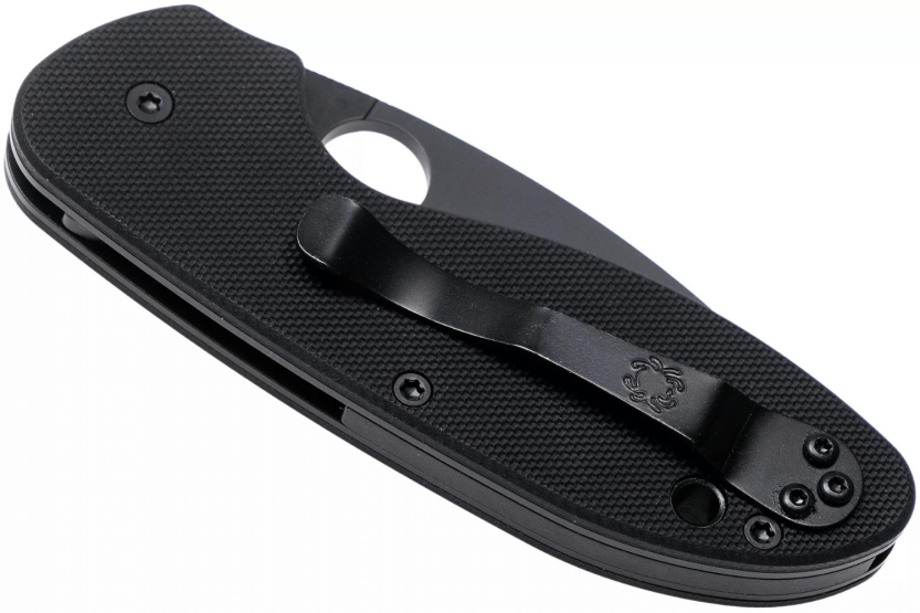 Spyderco Efficient C216GPBBK folding knife 10.4cm black G10 handle