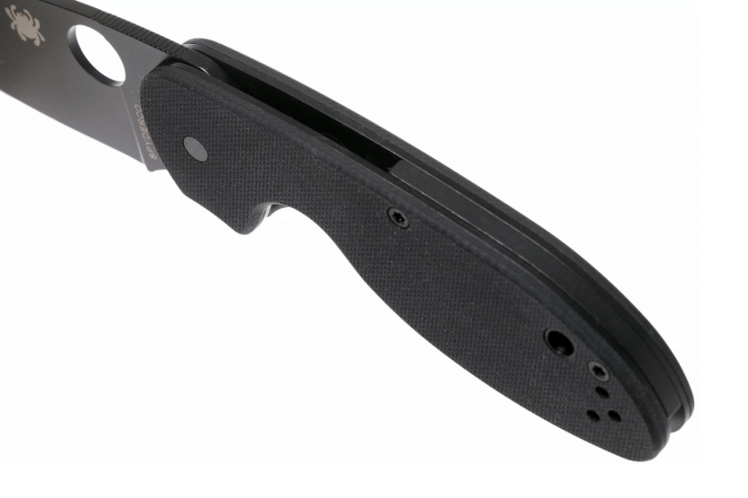 Spyderco Efficient C216GPBBK folding knife 10.4cm black G10 handle