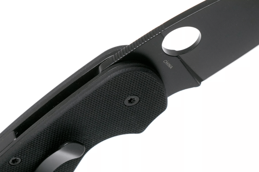 Spyderco Efficient C216GPBBK folding knife 10.4cm black G10 handle
