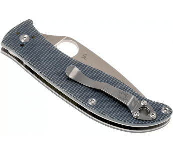 Navalha dobrável Spyderco Polestar C220GPGY Cabo G10 cinzento de 11,5 cm 2