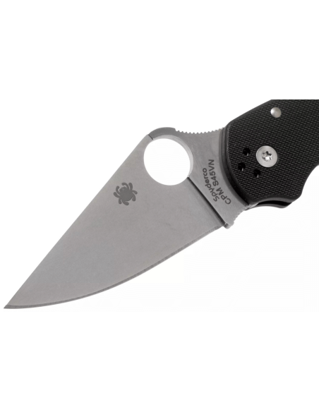 Spyderco Para 3 C223GP vouwmes 10.9cm zwart G10 handvat