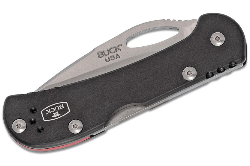 0726 Faca dobrável BUCK MINI SPITFIRE Cabo de alumínio de 9,7 cm