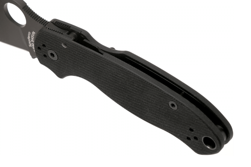 Spyderco Para 3 C223GPBK taittoveitsi 10.9cm musta G10 kahva