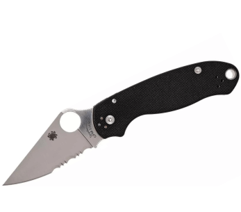 Spyderco Para 3 C223GPS foldekniv 10,9 cm sort G10-håndtag