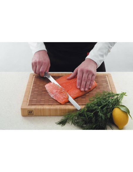 Faca para salmão Zwilling Four Star, lâmina forjada, 31 cm