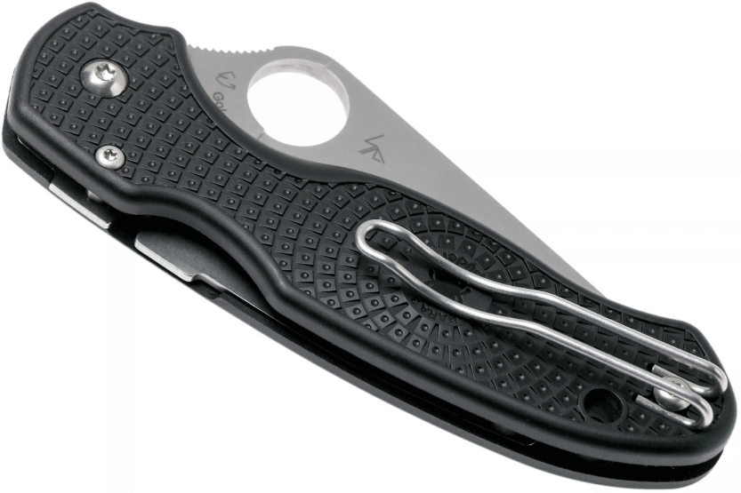 Spyderco Para 3 C223SBK vouwmes zwart nylon/fiberglas handvat 10,9cm