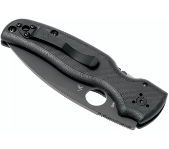 Spyderco Shaman C229GPBK fällkniv 11,9cm svart G10-handtag 2
