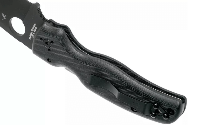 C229GPBK Spyderco Shaman coltello pieghevole con manico in G10