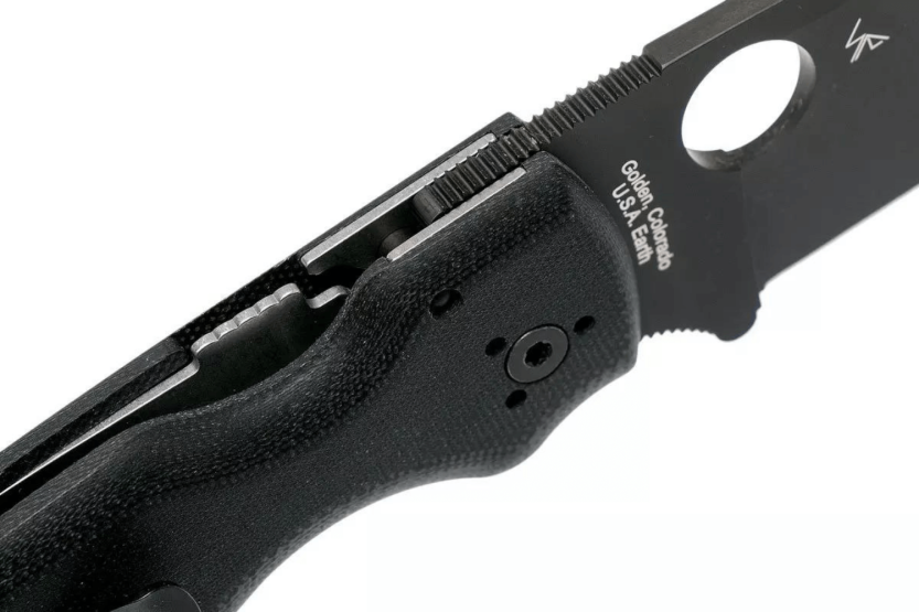 C229GPBK Spyderco Shaman coltello pieghevole con manico in G10