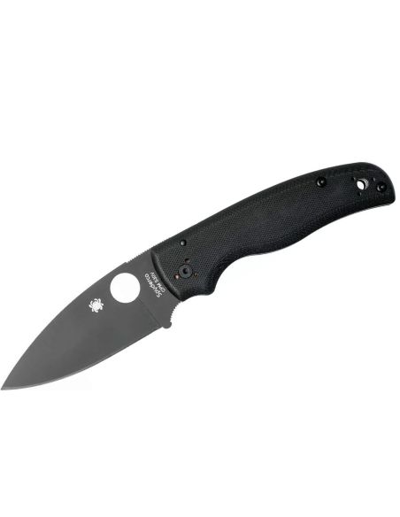 Spyderco C229GPBK Coltello pieghevole Shaman con manico in G10 nero 11,9 cm