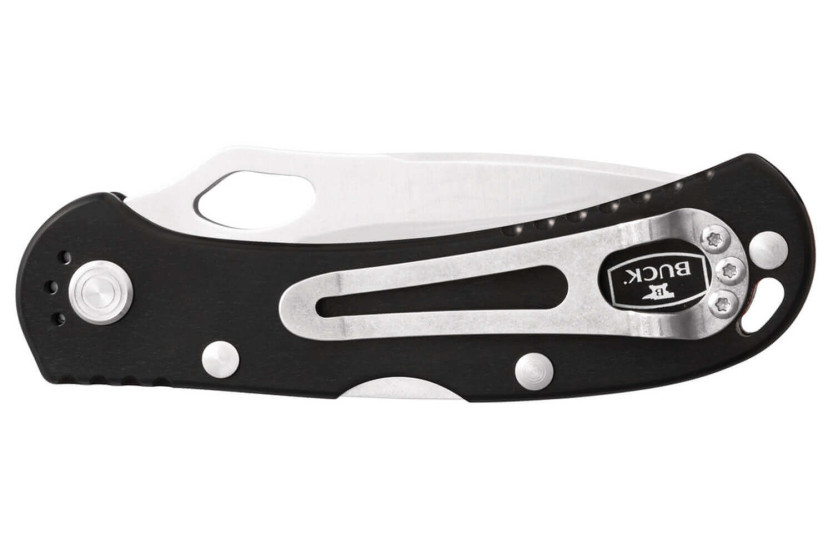 0722BKS1 Cuchillo plegable BLACK BUCK SPITFIRE con mango de aluminio de 11cm