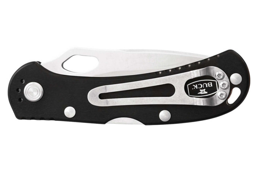 0722BKS1 Cuchillo plegable BLACK BUCK SPITFIRE con mango de aluminio de 11cm