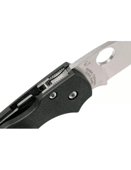 Spyderco Lil'Native C230GP vouwmes Zwart G10 handvat 8.9cm