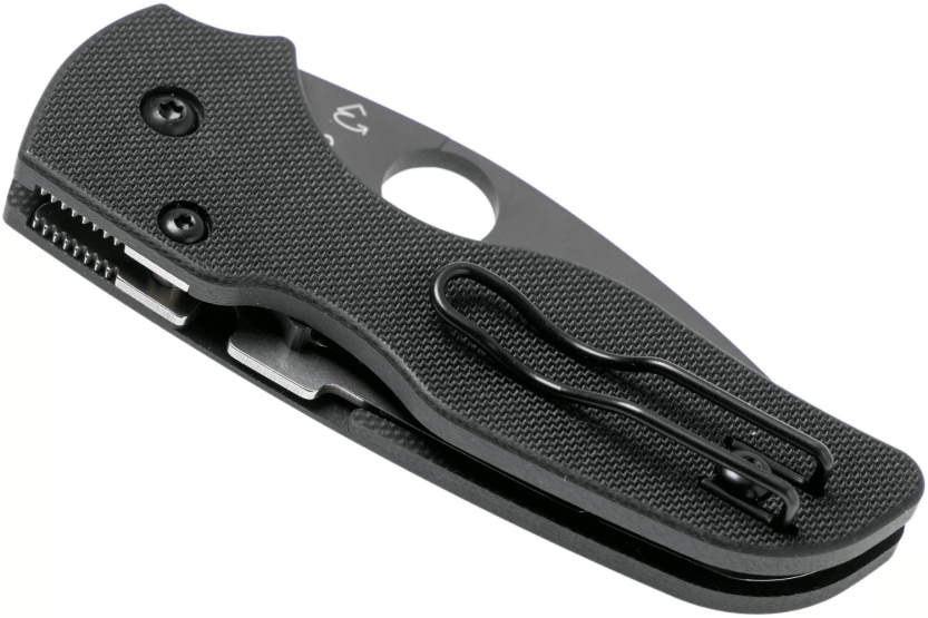 Spyderco Lil'Native C230GPBBK folding knife Black G10 handle 8.9cm