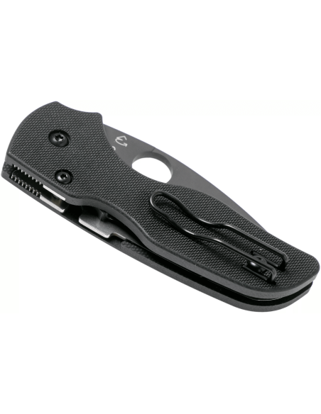 Spyderco Lil'Native C230GPBBK folding knife Black G10 handle 8.9cm