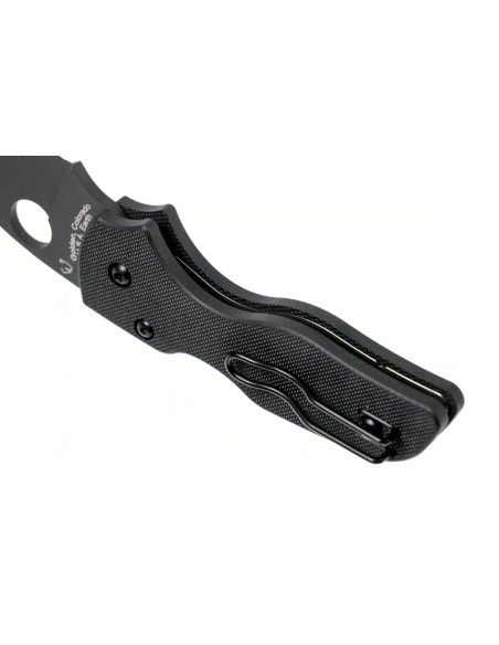 Spyderco Lil'Native C230GPBBK folding knife Black G10 handle 8.9cm