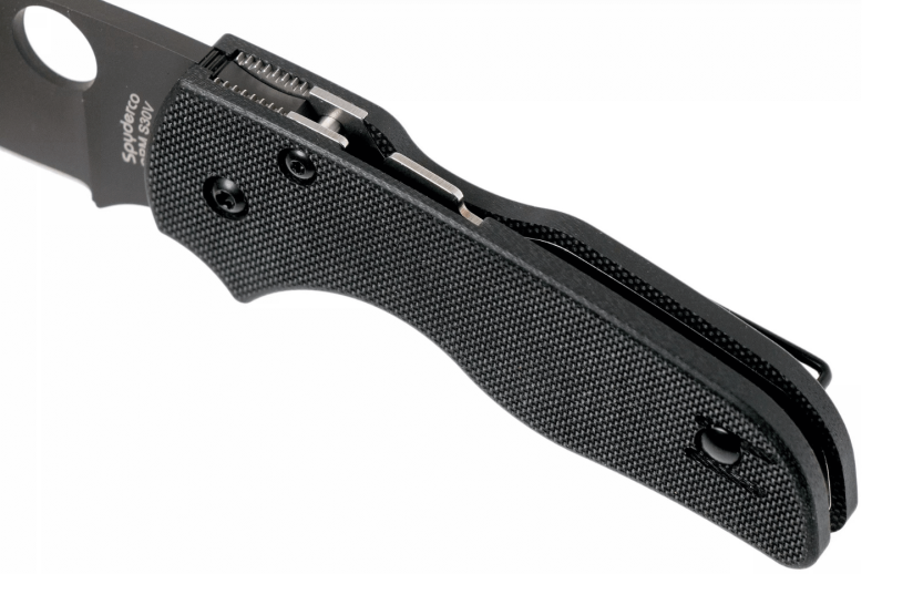 Spyderco Lil'Native C230GPBBK folding knife Black G10 handle 8.9cm