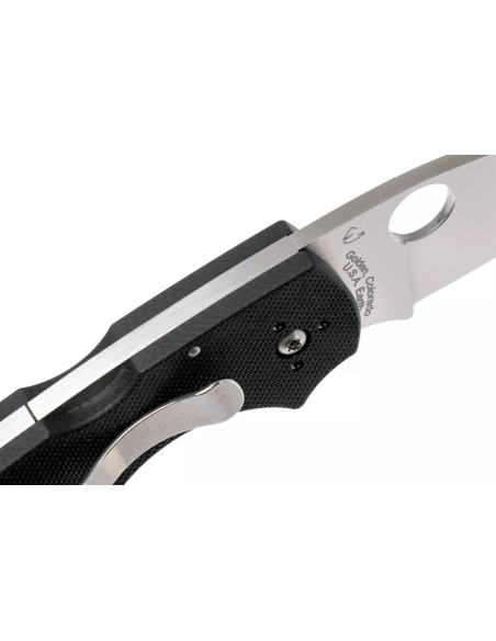 Spyderco Lil'Native C230MBGP vouwmes Zwart G10 handvat 8.9cm
