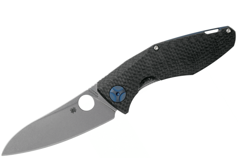 Spyderco Drunken C235CFTIP folding knife 11.7cm carbon fiber/titanium handle