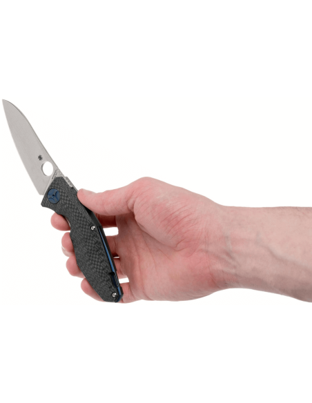 Spyderco Drunken C235CFTIP foldekniv 11,7 cm kulfiber/titanium-håndtag
