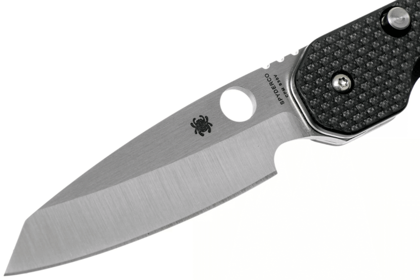 Spyderco Smock C240CFP foldekniv i karbonfiber/G10-håndtak svart 11,5 cm