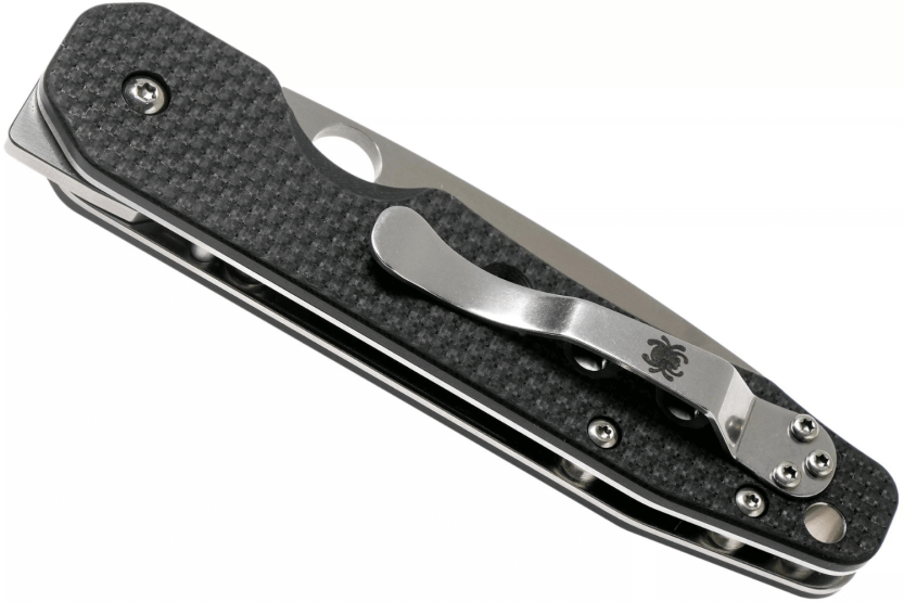 Spyderco Smock C240CFP taittoveitsi hiilikuitu/G10 kahva musta 11.5cm