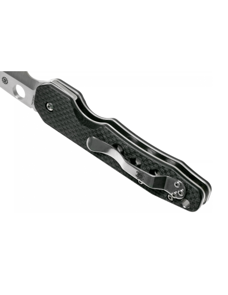 Spyderco Smock C240CFP folding knife carbon fiber/G10 handle black 11.5cm