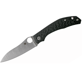 Klappmesser Spyderco Kapara C241CFP Griff aus Kohlefaser schwarz 11,9cm
