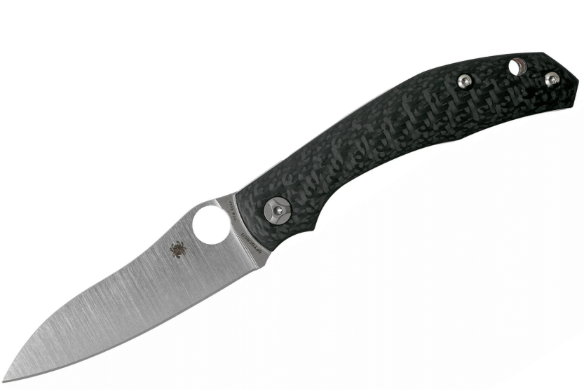 Spyderco Kapara C241CFP foldekniv 11,9 cm med sort kulfiberhåndtag