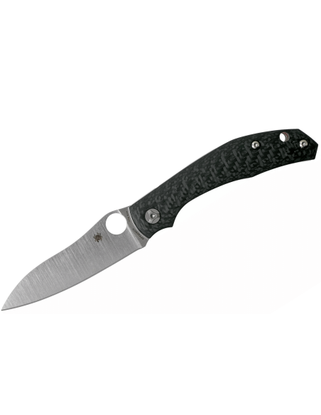 Spyderco Kapara C241CFP foldekniv 11,9 cm med sort kulfiberhåndtag