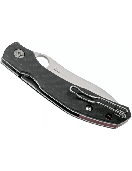 Spyderco Kapara C241CFP foldekniv 11,9 cm med sort kulfiberhåndtag