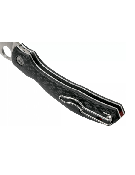Spyderco Kapara C241CFP foldekniv 11,9 cm med sort kulfiberhåndtag