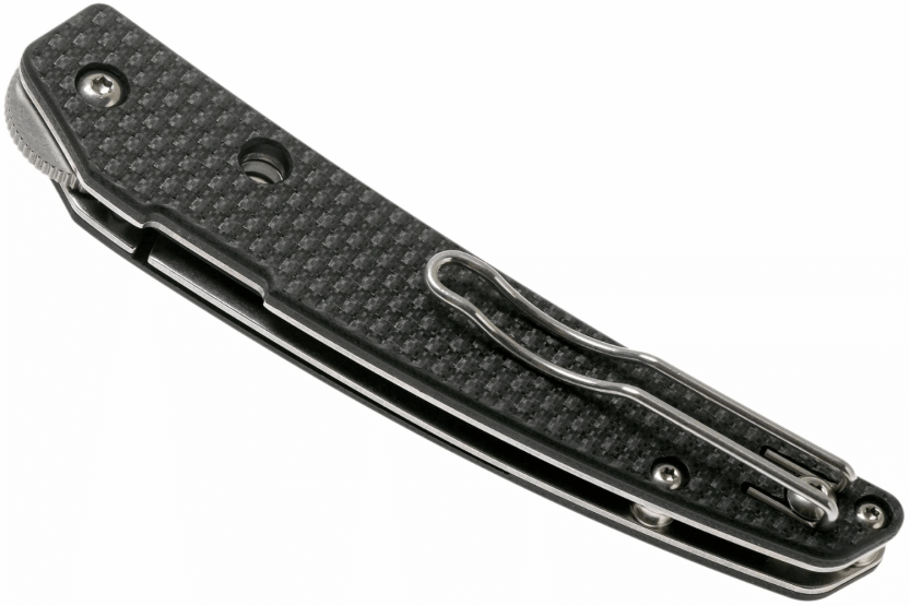 Navaja Spyderco Ikuchi C242CFP con mango de fibra de carbono/G10 negro 11cm