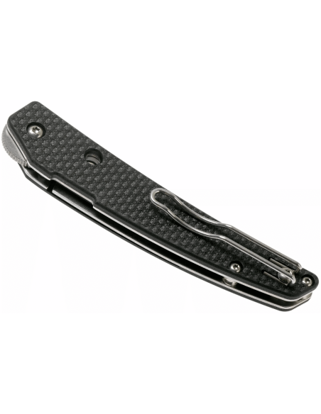 Navaja Spyderco Ikuchi C242CFP con mango de fibra de carbono/G10 negro 11cm