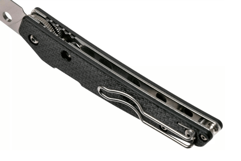 Navaja Spyderco Ikuchi C242CFP con mango de fibra de carbono/G10 negro 11cm