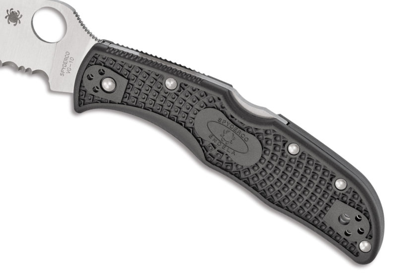 Spyderco Endela C243SBK folding knife with black nylon/fiberglass handle 11.9cm