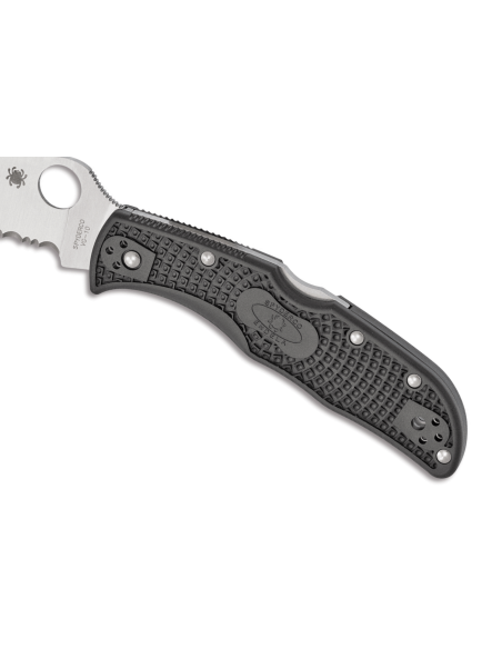 Spyderco Endela C243SBK folding knife with black nylon/fiberglass handle 11.9cm