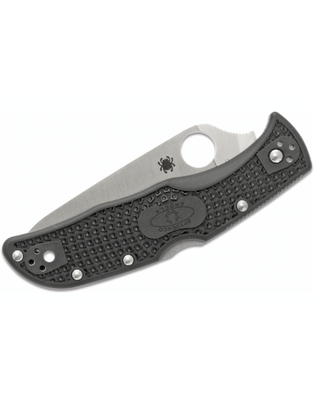 Spyderco Klappmesser Endela mit Zähnen C243SBK Nylon-/Fiberglas-Griff schwarz 11,9cm