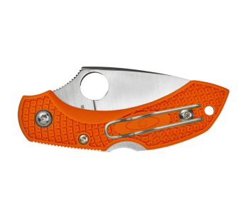 Canivete Spyderco DragonFly 2 C28POR2 Cabo laranja em nylon/fibra de vidro 8,5cm 2