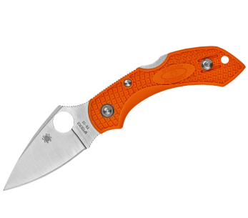 Spyderco DragonFly 2 C28POR2 taittoveitsi Oranssi nylon/lasikuitukahva 8.5cm