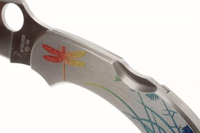 Spyderco DragonFly 2 Tattoo C28PT coltello pieghevole 8,1 cm manico in acciaio inox