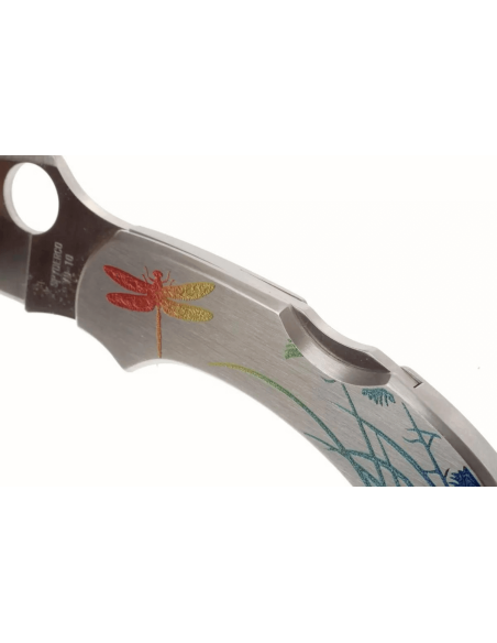 Spyderco DragonFly 2 Tattoo C28PT coltello pieghevole 8,1 cm manico in acciaio inox