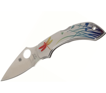 Spyderco DragonFly 2 Tattoo C28PT foldekniv 8,1 cm håndtak i rustfritt stål