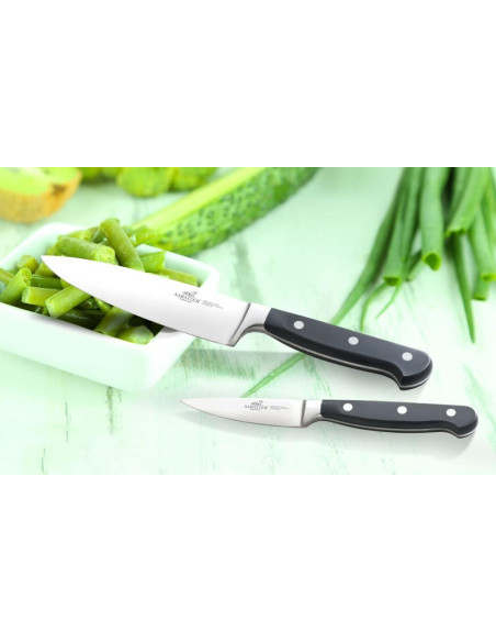 Sabatier International Pluton microdenté 13cm kniv med 3 nitar handtag