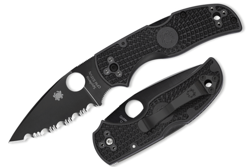 Klappmesser Spyderco Native 5 C41SBBK5 Nylon-/Fiberglas-Griff schwarz 10,2cm