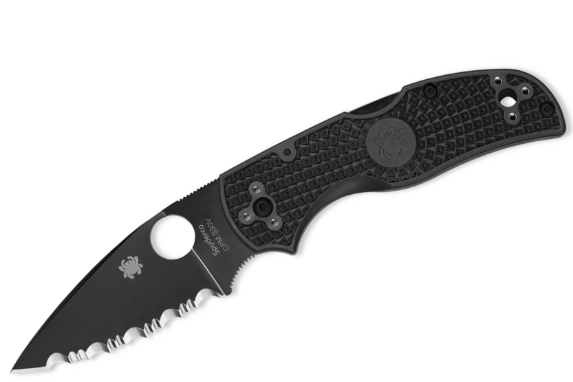 Spyderco Native 5 C41SBBK5 folding knife black nylon/fiberglass handle 10.2cm