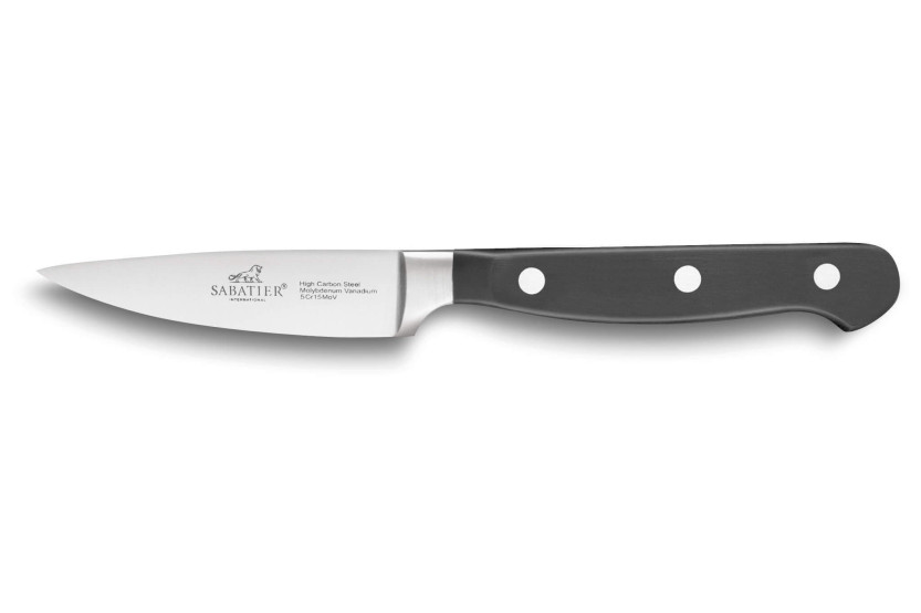 Sabatier International Pluton skalkniv 9cm blad nitat handtag